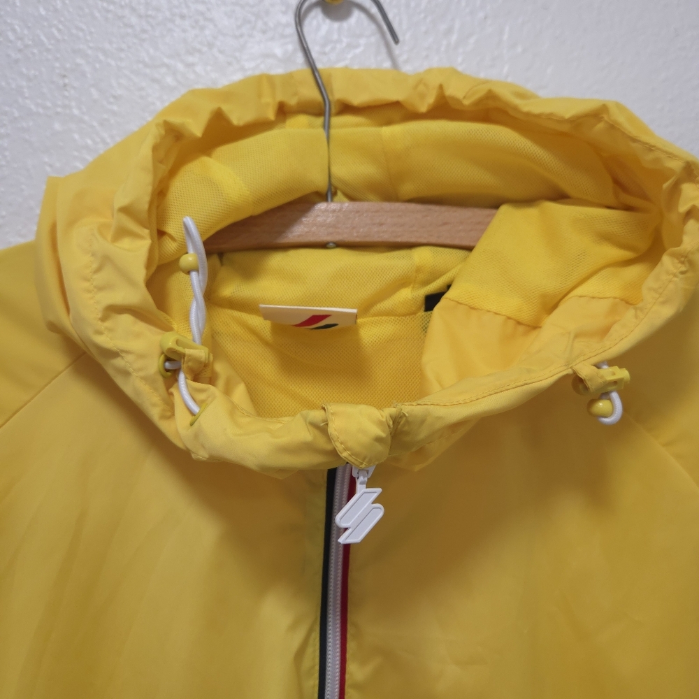 Superdry Sportstyle Balaclava Yellow Hooded Jacket Coat Plus Size 2XL - Picture 4 of 16